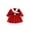 Red, variant on Mercatoo Toddler Baby Girls Christmas Dress Santa Red Velvet Long Sleeve Princess Skirt Infant Xmas Crewneck Holiday Dresses