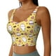 thumbnail image 2 of Fotbe Rabbit Hunger Sujetador Deportivo Largo sin Aros para Mujer con Almohadillas y Soporte Medio, Transpirable y Absorbente, Camiseta Tipo Chaleco o Tank Top-XX-Large, 2 of 8