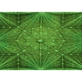 thumbnail image 1 of Ahgly Company Machine Washable Indoor Rectangle Transitional Deep Emerald Green Area Rugs, 2' x 3', 1 of 7