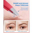 thumbnail image 4 of Pinzas para depilación de cejas GlamTweeler Expert con funda, 4 of 7