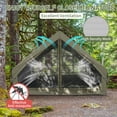 thumbnail image 3 of Ktaxon Inflatable Tent with Hand Pump for Camping, Easy Setup Air Glamping Tents, All-Weather Waterproof Blow up Camping Tent for Family, Green, 3 of 10