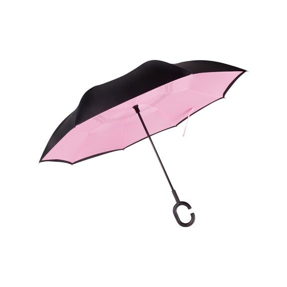 LINMOUA Umbrella Boutique Innovative Reverse Umbrella Double-layer Sun Umbrella Sunshade Umbrella C-shaped Creative Reverse Umbrella O