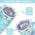 thumbnail image 2 of Nurse Gifts Nurse Blue Tumbler 40 oz with Handl and Straw, Nursing Graduation Gifts Nurse Cup Nurse Appreciation Gifts Coffee Travel Mug, 2 of 6