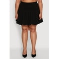 thumbnail image 3 of Womens Plus Size Crepe Knit Bubble Skirt, 3 of 4