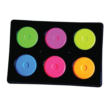 Jack Richeson & Co 1496095 Small Tempera Cake Set, 1.63 Dia x 0.31 Thick in. - Set of 6