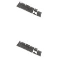 thumbnail image 2 of Matsuzay DIY Totalmente Keycaps Mechanical ABS para CHERRY MXClone Switches Elegante y Durable Negro Transparente Negro Transparente 2piezas, 2 of 4