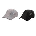 thumbnail image 1 of 2 gorras de malla para hombre, estilo vendedor de periódicos, para golf, de secado rápido, transpirables, para exteriores Negro Gris Claro, 1 of 9