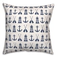 thumbnail image 2 of Creative Products Nautical Icons Navy 18x18 Spun Poly Pillow, 2 of 3