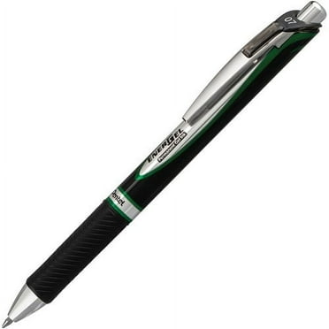 EnerGel Pro Permanent Gel Retractable Pens 0.7 mm Pen Point Size - Green Gel-based, Pigment-based Ink - 1 Each