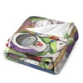 thumbnail image 4 of Manta de dibujos animados de Toy Story, súper suave, acogedora y cálida manta de felpa para niños y niñas, mantas de franela ligeras y difusas para sofá, cama, viajes, camping, regalos de 60 x 50, 4 of 8