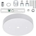 thumbnail image 4 of KAKOWELY 1 Set Ceiling Cover Plate Light Fixture Mounting Bracket Light Accessory,5.12X"X5.12"X0.98", 4 of 5