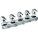 thumbnail image 1 of Soporte magnético para práctica de uñas postizas, caballo de exhibición acrílico, plata, ideal para salones y uso en casa., 1 of 4