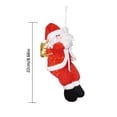 thumbnail image 3 of Wosthever Rope Santa Claus Window Xmas Doll Decoration Home Showcase Decorative Christmas Mall Ornaments Props Gifts Pendant New Kits de decoración para fiestas 22cm, 3 of 6