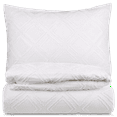 thumbnail image 1 of Bouclair White Obra - Duvet Cover Set Double, 1 of 10