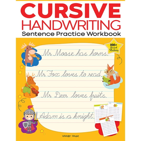 Cursive Handwriting: Sentence: Practice Workbook for Children, (Paperback)