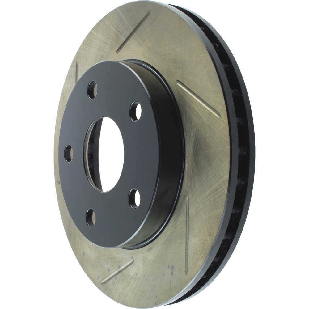 StopTech Power Slot 1/90-95 Toyota MR2 Front Right SportStop Slotted Rotor Fits select: 1995 TOYOTA MR2 T-BAR