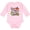 AD-Pink, variant on Happy Cinco de Mayo- Sombrero, Cactus, Flowers Boys or Girls Long Sleeve Baby Bodysuit