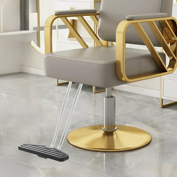 Salon Chair Foot Rest Tripod Stand F-1, Adjustable Footrest for Stylist Swivel Chair, Replacement for Beauty Spa Salon Stool Accessory, 450mm Height