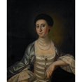 thumbnail image 2 of Jeremiah Theus 15x17 Gold Ornate Wood Frame and Double Matted Museum Art Print Titled - Portrait of Marcy Olney (C. 1771), 2 of 4