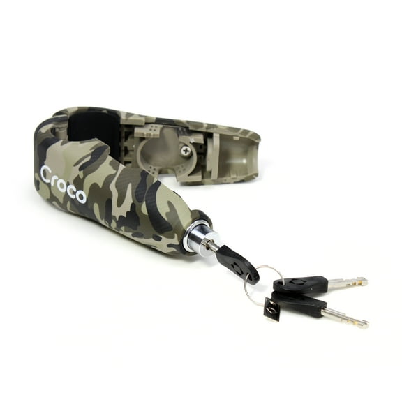 Blackstone Alarm Grip Lock with 130 dB Alarm Waterproof Scooter E-Bike Motorcycle Anti-Theft Security Handle Bar Grip Lock Brake Lever Lock (Camo Green)