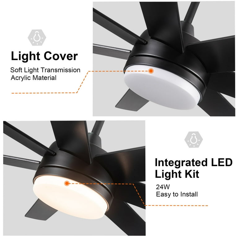 Triple Tree 72in Antique Black Ceiling Fan - Walmart.com