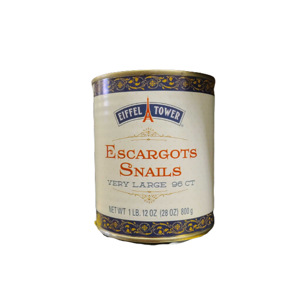 Eiffel Tower Escargot Giant Snails, Canned 1lb, 12 oz 96 Large