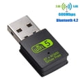 thumbnail image 2 of Adaptador WiFi Inteprter 600Mbps Tarjeta de red Laptop Herramientas de red Conectividad, 2 of 5