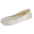 thumbnail image 1 of Isotoner  Terry Lined Rose Quilted Ballerina Slippers (Women's), 1 of 3
