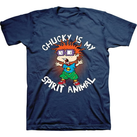 Mens Nickelodeon 90s Throwback Shirt - Retro Nick Group tee - Classic Nick Graphic T-Shirt (Athletic Navy, XX-Large)