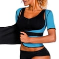 thumbnail image 3 of MSJUHEG Shapewear Tummy Control Shapewear Bodysuit Women Fitness Corset Sport Body Shaper Vest Women Waist Trainer Workout Slimming Tummy Control Underwear Strapless Shapewear Blue M, 3 of 8
