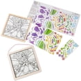 thumbnail image 3 of Melissa & Doug Stained Glass Made Easy Activity Kit: Princess - 100+ Stickers, Wooden Frame, 3 of 4