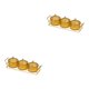 thumbnail image 1 of Bewildely Snack Dishes Storage Container Fruit Tray Countertop en for 3 tazones de oro 2piezas, 1 of 1