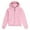 Pink, variant on REDARER Girls Zip Up Hoodie, Solid Color Pullover for Kids, Cozy Fall Winter Casual Sweatshirt,Size:9-10 Years