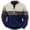 Blue, variant on Men's Quarter Zip Pullover Sweater, Cable Knit Diamond Pattern Neck Sweatshirt with Suede Shoulder Elbow Patches
