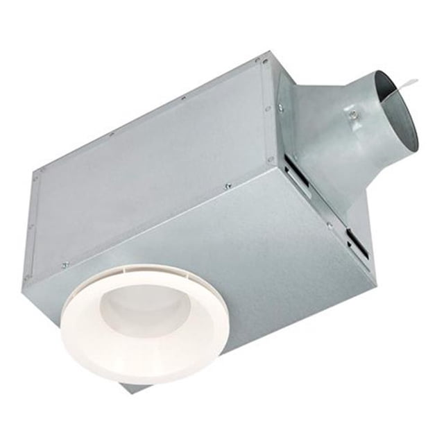 80 CFM Ceiling Bathroom Exhaust Fan with LED Light & Night Light, Off White
