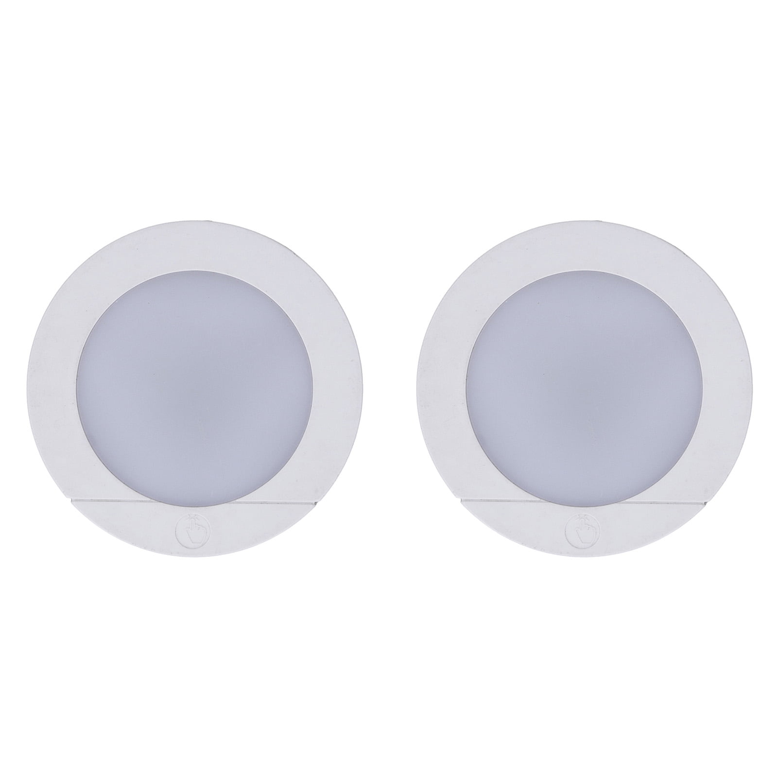 GE 2pk LED Battery Operated Puck Lights