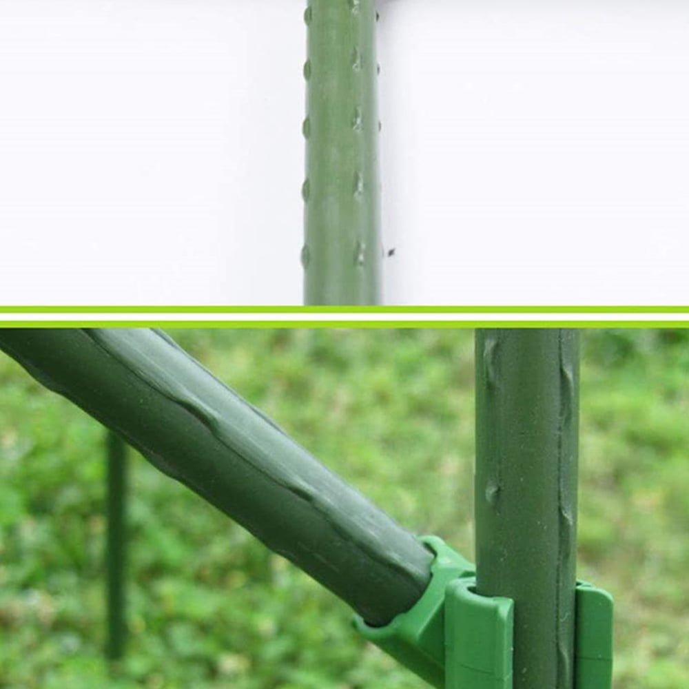 10X Ivy Vine Climbing Tube Pipe Flower Garden Fence Trellis Railings 8/11mm Sets 