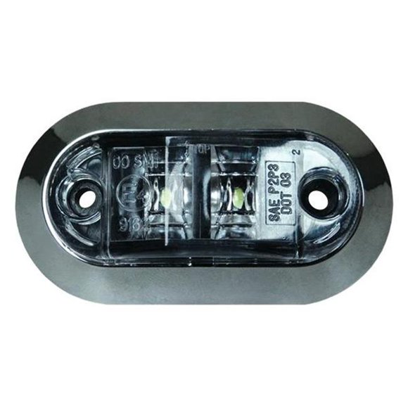 T-H Marine Fournit LED-39034-DP LED Lumière d'Accent avec Lunette Chromée & 44; Bleu