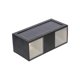 thumbnail image 2 of Luz de pared solar LED con sensor para exteriores, lámpara de pared con control remoto, impermeable, batería de 1200 mAh, material ABS+PC, 2 of 9