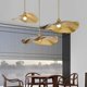 thumbnail image 5 of Lámpara colgante de luz colgante retro, diseño de lujo para comedor, tienda, decoración, flor de loto, 5 of 5