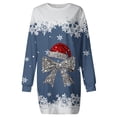 thumbnail image 4 of Krdevn Décoration de Noël, Robe à Capuche Décontractée Imprimée de Noël pour Femmes, 4 of 5