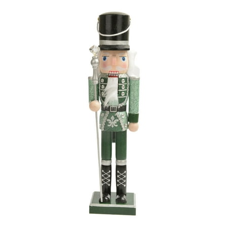 

Sorrowso 15 Inch Wooden Nutcracker Ornaments Christmas Decorations Glitter Soldier Doll