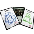 thumbnail image 4 of Set de fichas MTG Citadel Black de borrado en seco con gomas de borrar x50, 4 of 5