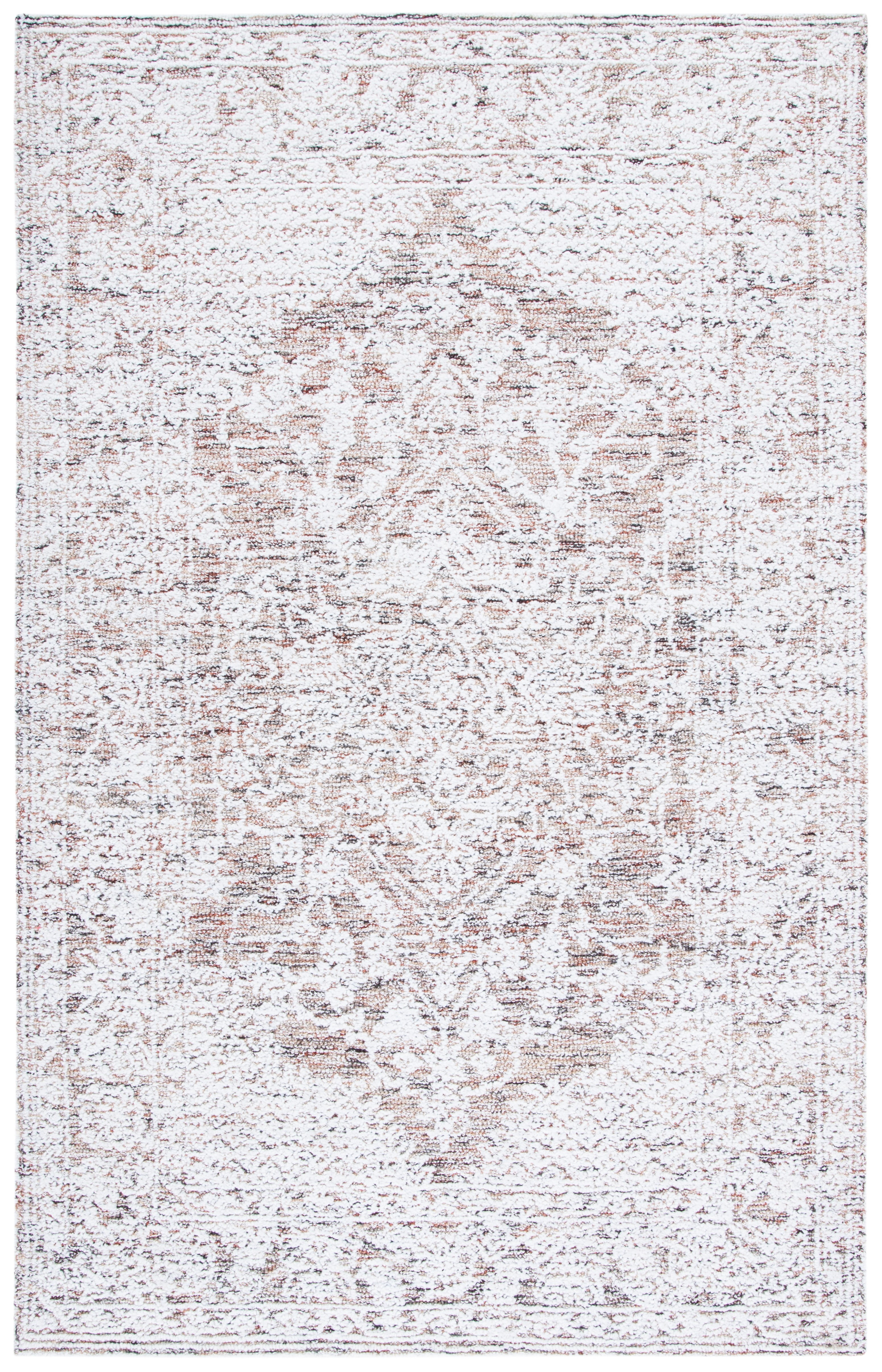 Safavieh Metro Lorraine Medallion Area Rug, Ivory/Rust, 8' x 10'