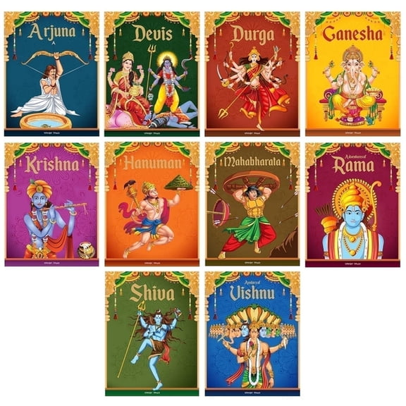 Indian Mythology for Children Tales from Indian Mythology: Collection of 10 Books, (Paperback)