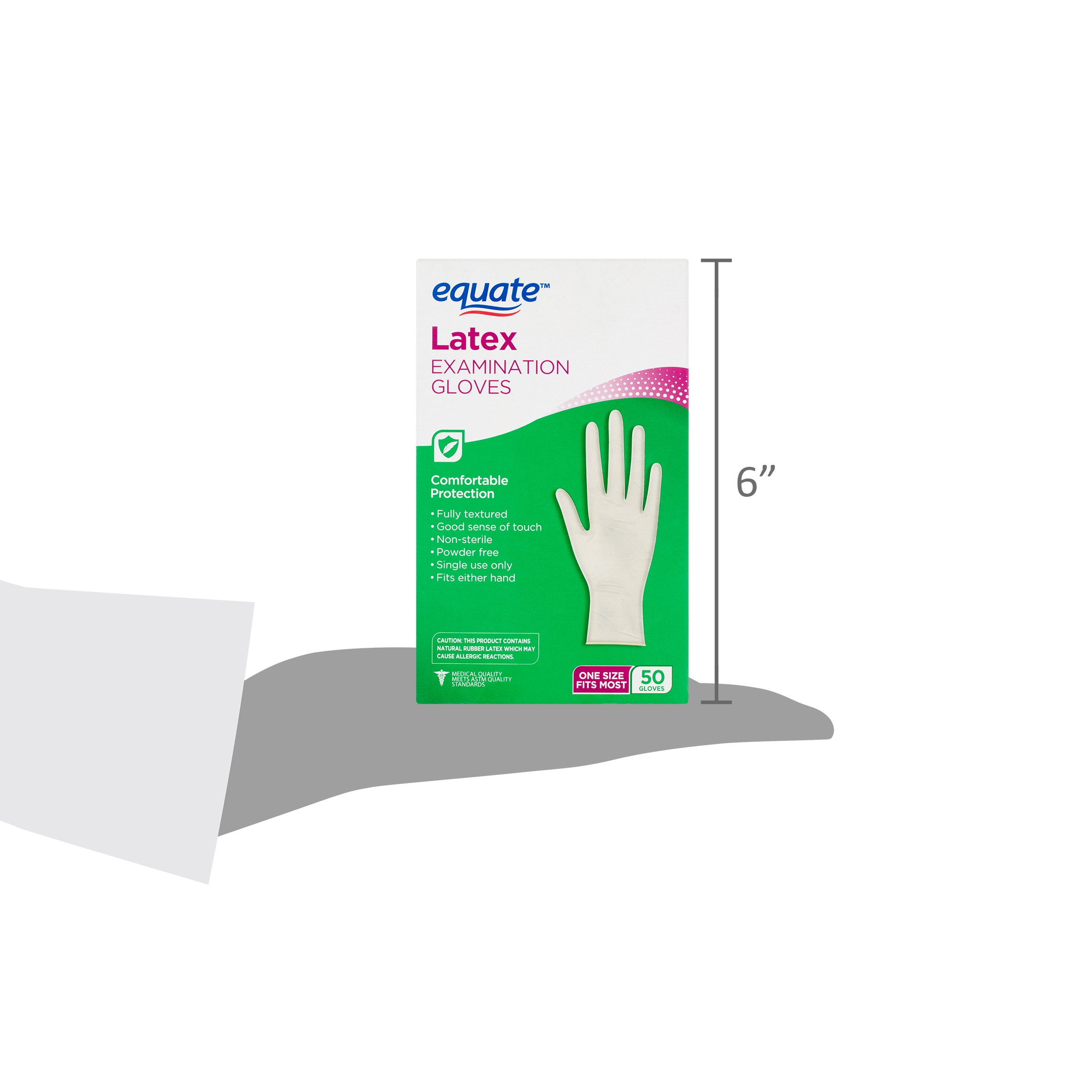 Equate Latex Examination Gloves, 50 Count - image 6 of 10