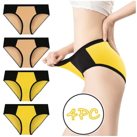 

ertutuyi women solid color patchwork briefs panties underwear knickers bikini underpants