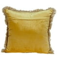 thumbnail image 2 of Parkland Collection PILL21295P Catia Transitional Yellow Square Throw Pillow, 2 of 6