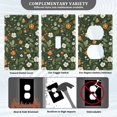 thumbnail image 3 of Yayeee Blank Wall Plate Cover 1-Gang 4.5"x2.7" Home Unused Decorative Outlet, Green Flowers Pattern, 3 of 7