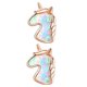 thumbnail image 2 of Dainty Earrings 1 Pair Comfortable Texture Ear Pendants For Girls Rose Gold Round Design Perfect For Birthdays And Costume Parties, 2 of 3